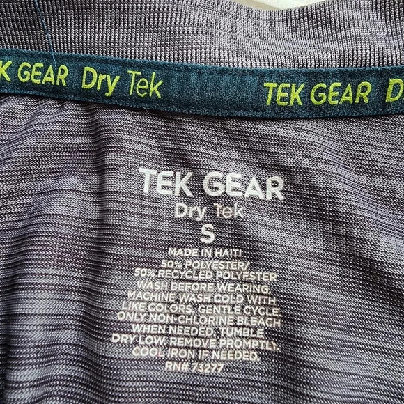 Dry Tek Gear Men'sTee Shirt UV Protection Gray Slate Hawk Sz S - Picture 5 of 7